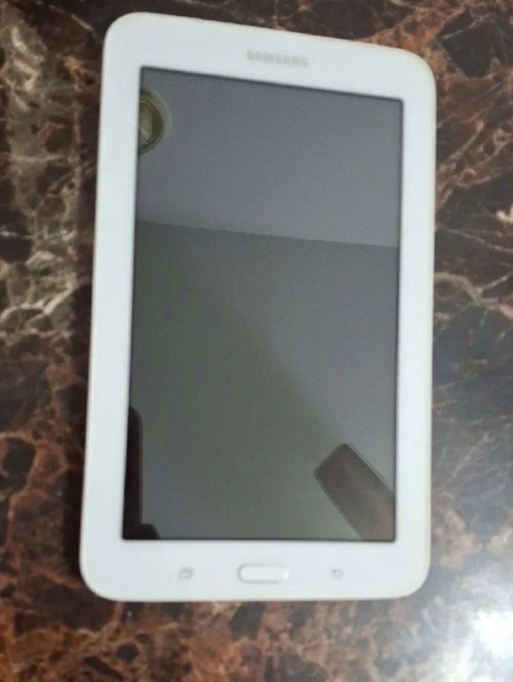 Samsung Kids Tablet in White with Bright Lime Green Case